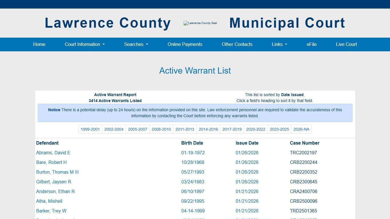 Lawrence County Municipal Court